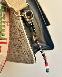 Image 3 of Handmade Palestine-Inspired Bag Charm Black