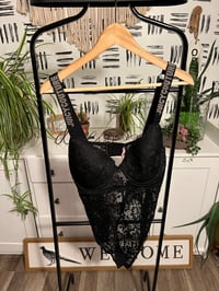 Image 2 of juicy couture black lace bodysuit