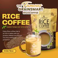 Image 7 of Grainsmart- RICE COFFEE Low Calories & Decaffeinated- 10sachet