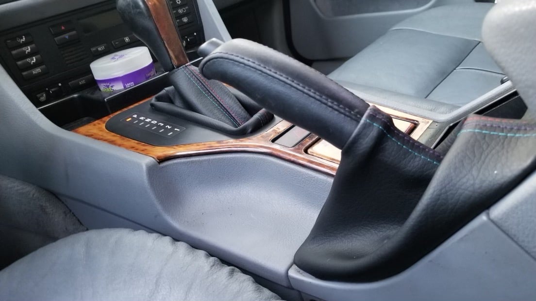 Modified Cupholder Leather Shift Boot