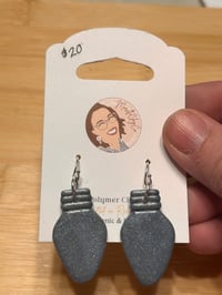 Image 2 of Blue Christmas Light Bulb