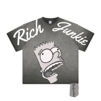 Grey cropped t-shirt