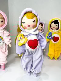 Image 2 of #3 CAREBEAR INSPIRED MEDIUM ART DOLL 