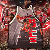 Image 1 of 💎ViNTaGe💎 MiCHaeL JoRDaN🤾🏿‍♂️ STaRTeR FaNiMaTioN JeRSey 🎽