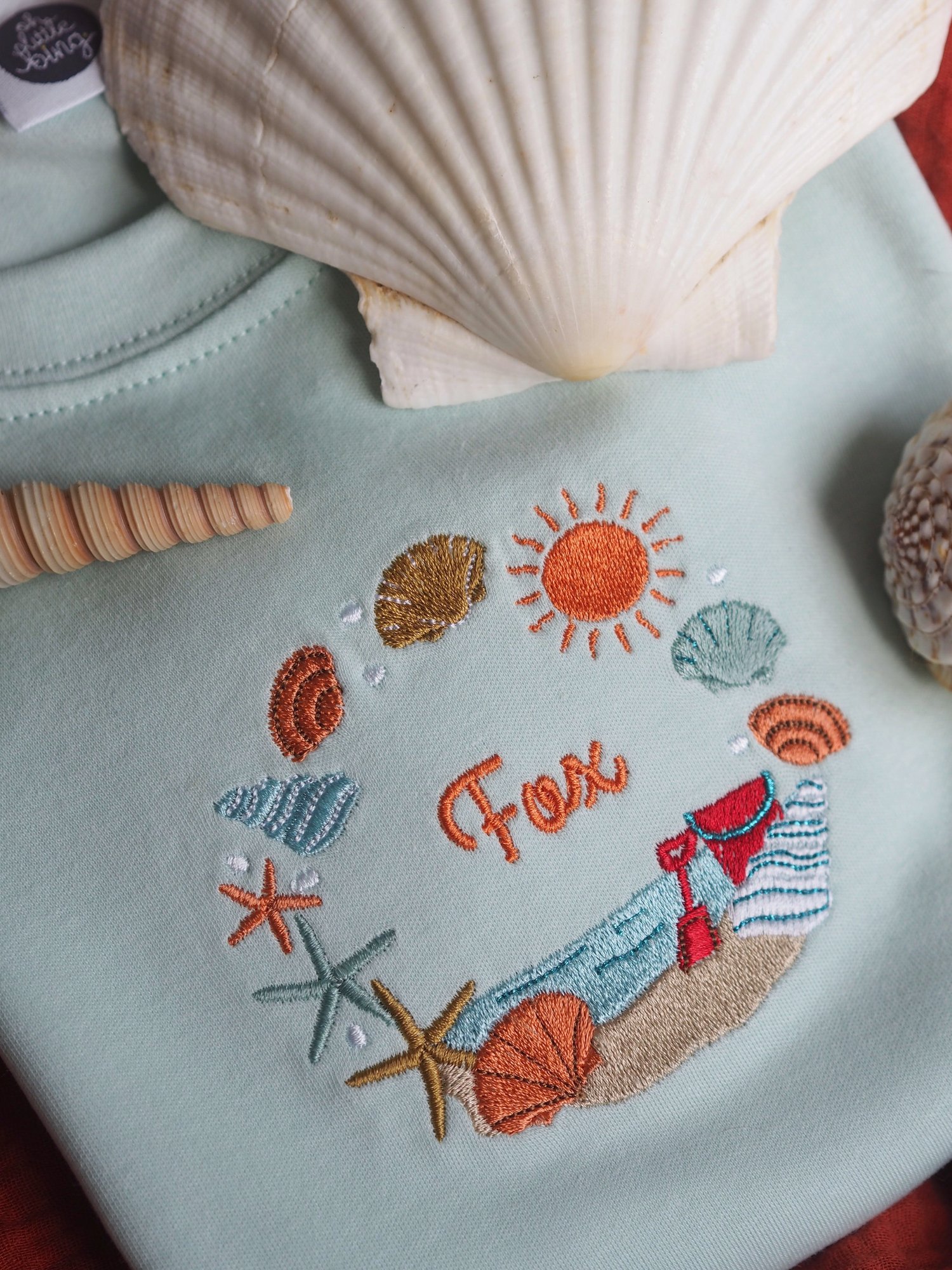 Image of Sea Shells & Sunshine - Mint Tee