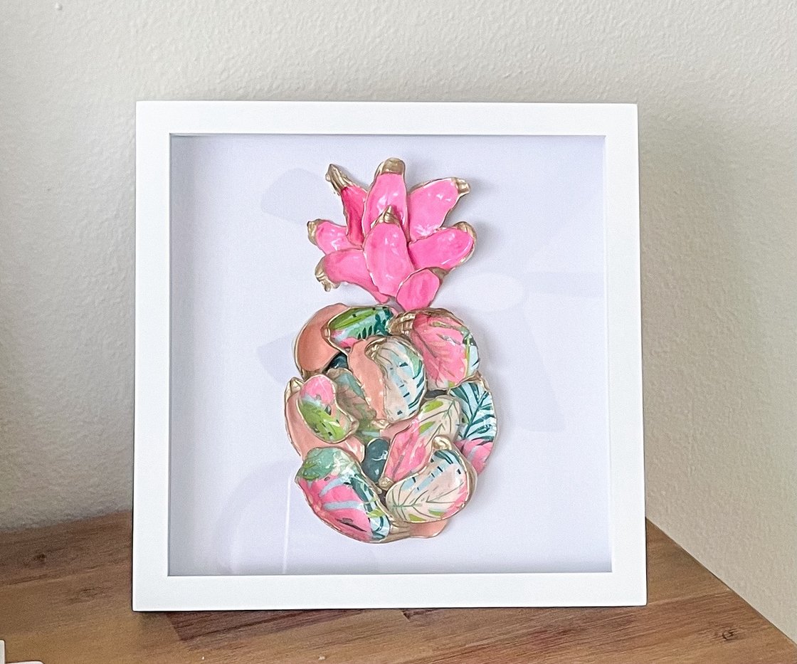 Image of Lilly Pineapple | Framed Oyster Art
