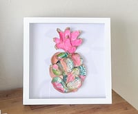Lilly Pineapple | Framed Oyster Art