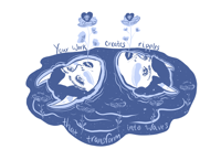 Your work creates ripples that transform into waves 