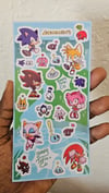 Sonic and Co. Planner Deco Sticker Sheet