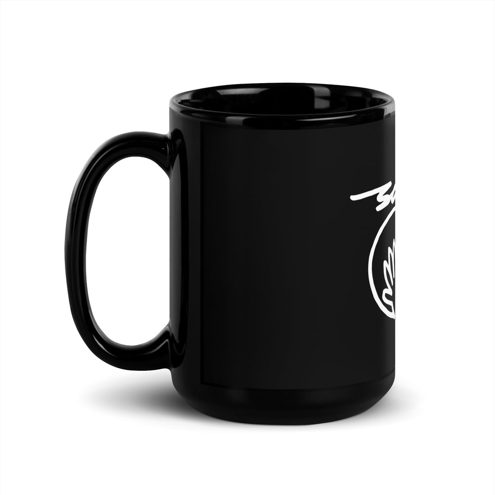 Black Glossy Mug - Scratch Scrawl