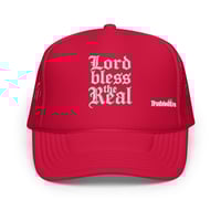 Image 2 of Trubledera Lord Bless The Real Foam trucker hat