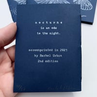 Image 5 of Nocturne ~ screenprinted book 2nd edition 