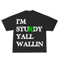Image 1 of ISYW TEES - GRAPHITE / SLIME LIME