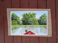 Image 2 of 24x16 'Little Grassy From the Kayak' Print