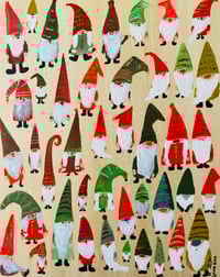 Image 1 of 2025 Christmas Gnomes Original Art 