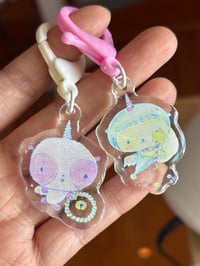 Image 1 of unicorn acrylic charms 