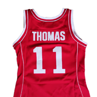 Image 4 of Isiah Thomas Basketball Jersey Dress Womans Size M Red Indiana Hoosiers