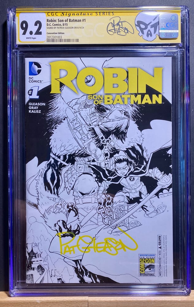 Image of LAST ONE- RARE SDCC EXCLUSIVE Robin: Son of Batman #1 CGC SS 9.2 by Patrick Gleason