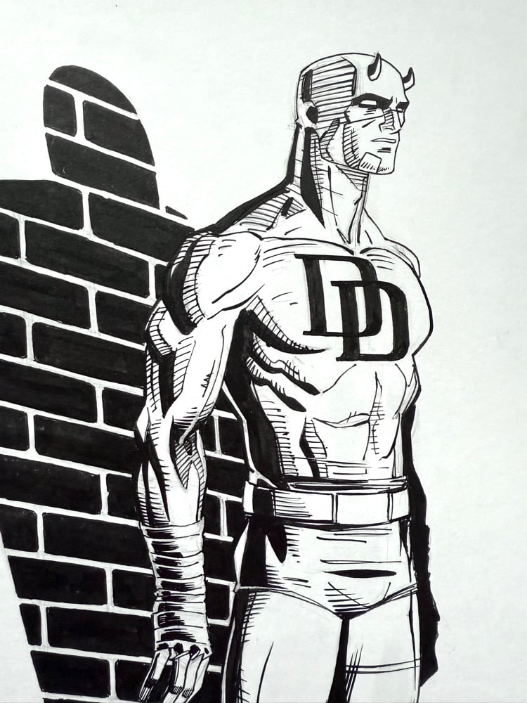 Image of Daredevil Pen & Ink