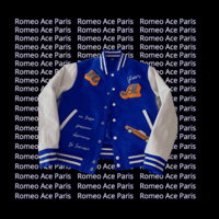 Image 2 of Classic Varsity Jacket - Blue