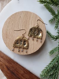 Pine Tree ms Labradorite Earrings 