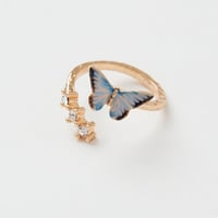 Image 1 of Fable Enamel Butterfly Ring