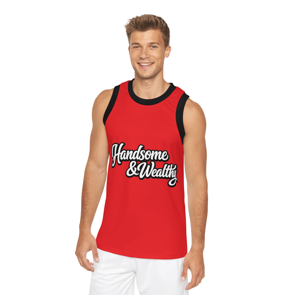 Image of Handsome & Wealthy Basketball Jersey-c702d3aa