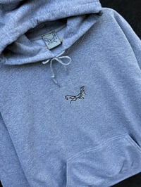 Image 2 of GREY LIZ’ARD HOODIE