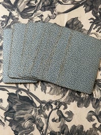 Image 7 of Joli jeu de 32 cartes du XIXème siècle, deux tampons fiscaux de 1890, filigrané, dos corail