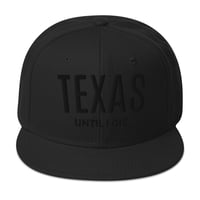 Image 1 of TX Til I Die Blacked Out Snapback