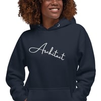 Image 9 of Architect Embroidered Unisex Hoodie Large