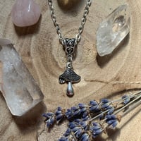 Image 3 of Mushroom Charm Necklace