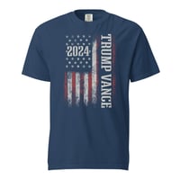 Image 5 of Trump Vance 2024 Flag - Comfort Colors Unisex garment-dyed heavyweight t-shirt