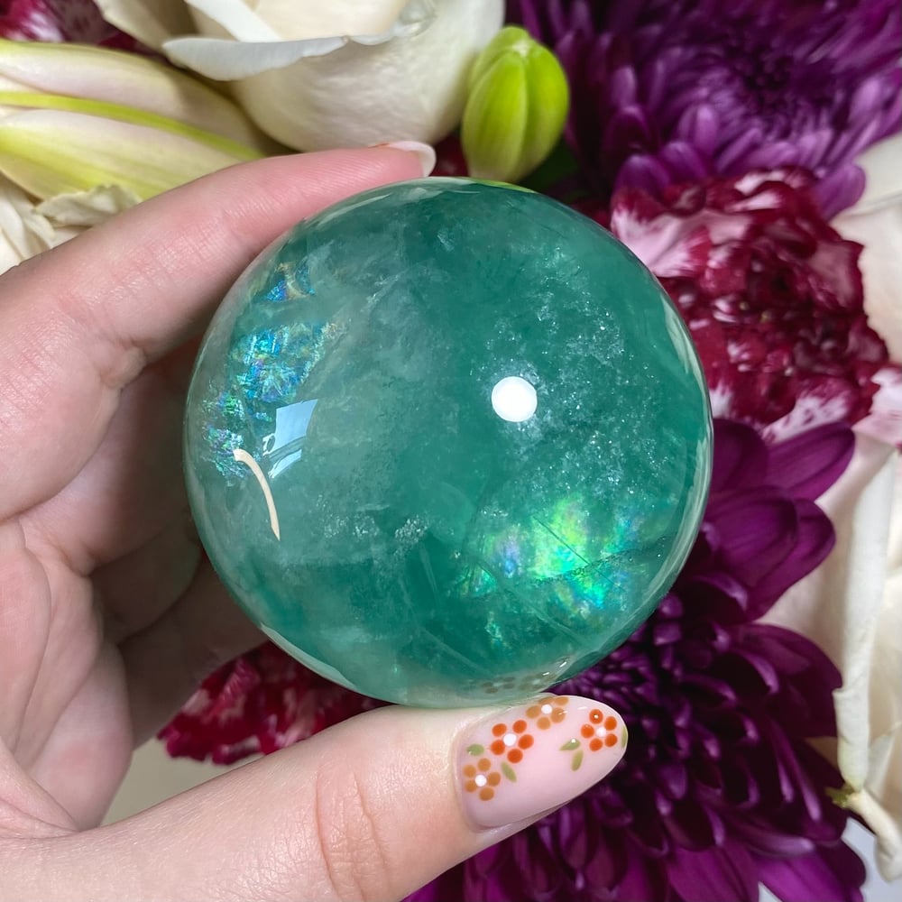 Image of Green Fluorite Sphere