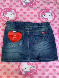 Image 3 of Y2k denim mini skirt |5|