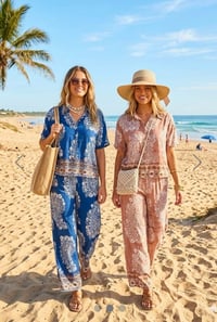 Image 2 of MAYA PRINTED LOUNGE SET