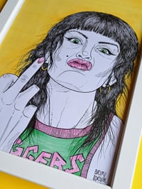 Image 2 of 'GAGGERS' original illustration (A4, frame incl.)