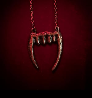 Image of Slayne V Fangs Pendant Necklace 