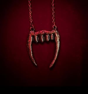 Image of Slayne V Fangs Pendant Necklace