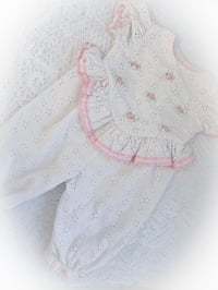 White Romper 6-9m