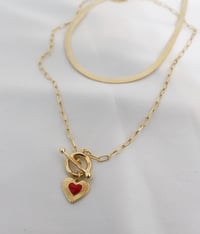 Image 3 of Red Heart Necklace 