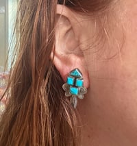 Image 5 of Spirit Winds 90s multi-stone earrings 