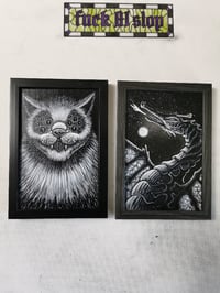 Drache und Fledermaus