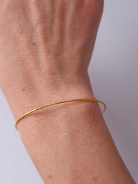 Image 1 of Bracelet jonc doré fin