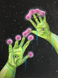 LUCY’S HANDS (2021) original painting 