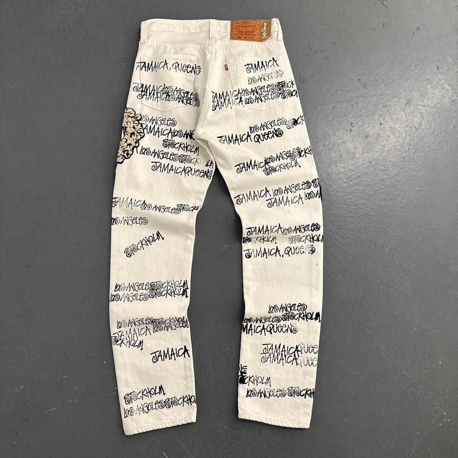 Image of FW 22 Stussy x Denim Tears x Our Legacy x Levis jeans, size 30" x 32"