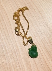 Image 1 of Sleeping Fox Pendant Necklace