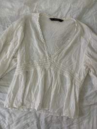 Image 2 of Zara white shirt // M