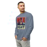 Image 9 of Trump Shooting Fight Pop Art - Garment-dyed heavyweight long-sleeve shirt