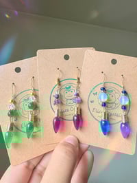 Image 1 of Christmas Lights Dangle Earrings